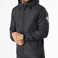 Acheter 🌟 Veste Zippée Capuche Lock Noir de Jack And Jones ✔️ -Jack And Jones Soldes jack and jones 333744 12217183 BLACK 20220825T155120 03