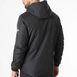 Acheter 🌟 Veste Zippée Capuche Lock Noir de Jack And Jones ✔️ -Jack And Jones Soldes jack and jones 333744 12217183 BLACK 20220825T155123 04