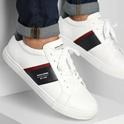 Meilleure vente 🥰 Baskets Banjo 12221814 White de Jack And Jones 🧨