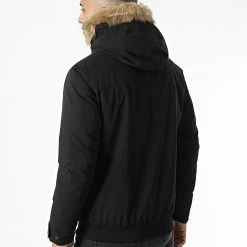 Vente flash ✔️ Parka Capuche Fourrure Winner Bomber Noir de Jack And Jones 😀 -Jack And Jones Soldes jack and jones 333784 12211978 BLACK 20220823T141012 04
