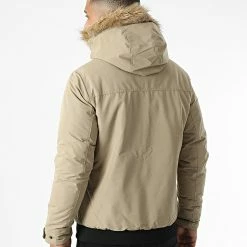 Sortie 😉 Parka Capuche Fourrure Winner Bomber Beige Foncé de Jack And Jones 🛒 -Jack And Jones Soldes jack and jones 333788 12211978 ELMWOOD 20220823T141054 04