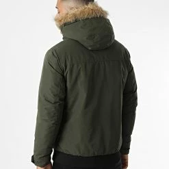 Meilleur prix 🎁 Parka Capuche Fourrure Winner Bomber Vert Kaki de Jack And Jones 🌟 -Jack And Jones Soldes jack and jones 333791 12211978 ROSIN 20220823T141132 04