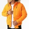 Vente flash 🤩 Parka Capuche Fourrure Winner Bomber Orange de Jack And Jones ✨