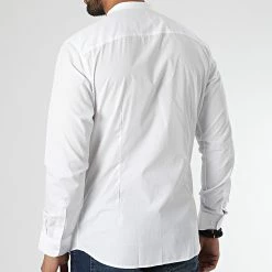 Bon marché 👍 Lot De 2 Chemises A Manches Longues Joe Blanc de Jack And Jones 😍 -Jack And Jones Soldes jack and jones 333829 12222711 WHITE WHITE 20220823T153055 04