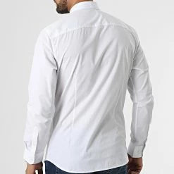 Le moins cher 🧨 Lot De 2 Chemises A Manches Longues Joe Blanc Noir de Jack And Jones ❤️ -Jack And Jones Soldes jack and jones 333884 12182995 BLACK WHITE 20220826T143043 05