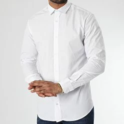 Coupon ✨ Lot De 2 Chemises A Manches Longues Joe Blanc de Jack And Jones 🧨 -Jack And Jones Soldes jack and jones 333904 12182995 WHITE WHITE 20220823T153032 03