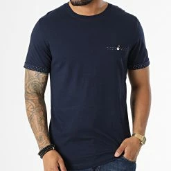 Offres 🎉 Tee 👚 Shirt Blubillion Bleu Marine de Jack And Jones 🥰 -Jack And Jones Soldes jack and jones 334060 12219846 NAVY BLAZER 20220826T144604 03