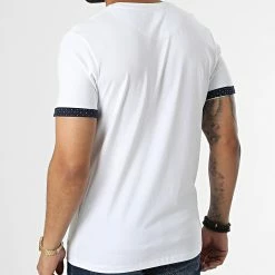 Budget ❤️ Tee 👚 Shirt Blubillion Blanc de Jack And Jones 💯 -Jack And Jones Soldes jack and jones 334062 12219846 WHITE 20220826T144655 04