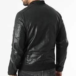 Meilleure affaire 😀 Veste Bomber Tom Noir de Jack And Jones 👏 -Jack And Jones Soldes jack and jones 334063 12216238 BLACK 20220825T155205 04