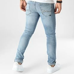 Sortie 🔔 Jean Slim Glenn Fox 12212815 Bleu Wash de Jack And Jones 😍 -Jack And Jones Soldes jack and jones 334064 12212815 BLUE DENIM 20220829T162036 04