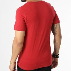 Le moins cher 🛒 Tee 👚 Shirt Archie Rouge de Jack And Jones 🥰 -Jack And Jones Soldes jack and jones 334126 12217167 GARNET 20220826T144005 04