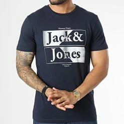 De gros ❤️ Tee 👕 Shirt Aiden Bleu Marine de Jack And Jones 😍 6 De gros ❤️ Tee 👕 Shirt Aiden Bleu Marine de Jack And Jones 😍 -Jack And Jones Soldes jack and jones 334852 12211194 SKY CAPITAIN 20220902T161526 03