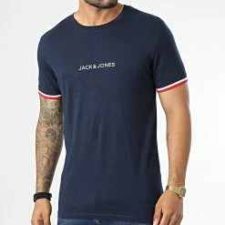 Les meilleures critiques de 🤩 Tee 👕 Shirt Ringer Bleu Marine de Jack And Jones 🔥 -Jack And Jones Soldes jack and jones 334927 12211190 NAVY BLAZER 20220902T161512 03