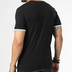 Top 10 ❤️ Tee 👚 Shirt Ringer Noir de Jack And Jones 👏 -Jack And Jones Soldes jack and jones 334928 12211190 BLACK 20220901T152511 04