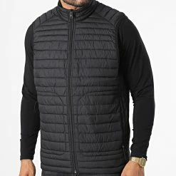 Budget ✔️ Doudoune Sans Manches Kick Light Noir de Jack And Jones 🤩