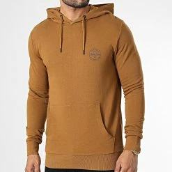 Grosses soldes 🎉 Sweat Capuche Shark Camel de Jack And Jones ✨