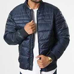 Meilleure affaire 😀 Veste Hero Bleu Marine de Jack And Jones 💯