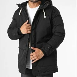 Coupon 🔔 Parka Capuche Mash Teddy Noir de Jack And Jones ✔️