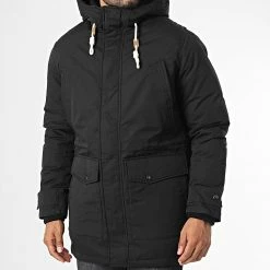 Coupon 🔔 Parka Capuche Mash Teddy Noir de Jack And Jones ✔️ -Jack And Jones Soldes jack and jones 335090 12211771 BLACK 20220901T152111 03