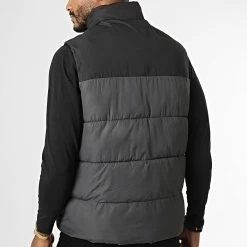 Tout neuf 👍 Doudoune Sans Manches Chili Gris Anthracite de Jack And Jones 😉 -Jack And Jones Soldes jack and jones 335479 12212221 ASPHALT BLOCKING 20220906T140009 04