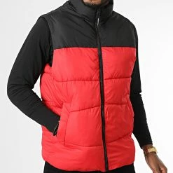 Grosses soldes 🧨 Doudoune Sans Manches Chili Rouge de Jack And Jones 🧨 -Jack And Jones Soldes jack and jones 335482 12212221 TRUE RED BLOCKING 20220906T140027 03