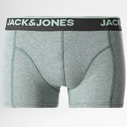 Meilleure vente 🌟 Lot De 3 Boxers Sean Noir Vert Kaki de Jack And Jones 👍 -Jack And Jones Soldes jack and jones 335621 12212460 ASPHALT ASPHALT 20220908T122317 04