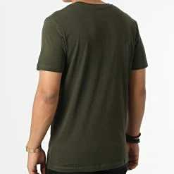 De gros 🎉 Tee 👕 Shirt Tear 12211714 Vert Kaki de Jack And Jones 🛒 -Jack And Jones Soldes jack and jones 335627 12211714 ROSIN 20220906T160307 04