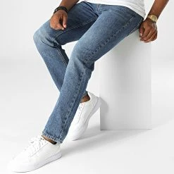 Sortie ✔️ Jean Regular Mike Original 12201724 Bleu Denim de Jack And Jones 🧨 -Jack And Jones Soldes jack and jones 335665 12201724 BLUE DENIM 20220906T141024 03