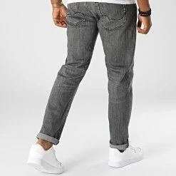 Nouveau 😍 Jean Slim Glenn Fox 12219142 Gris de Jack And Jones 🥰 -Jack And Jones Soldes jack and jones 335666 12219142 BLACK DENIM 20220906T141007 04