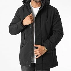 Promo 🥰 Parka Capuche Duck 12215141 Vert Kaki de Jack And Jones ✔️