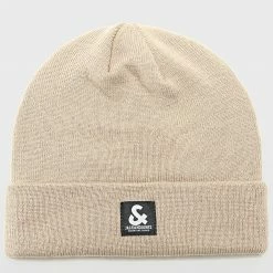 Meilleur prix ✔️ Bonnet Back To School Beige de Jack And Jones 🎉