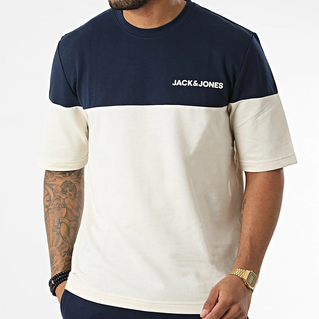 Les meilleures critiques de 🎉 Ensemble Tee 👕 Shirt Et Short Jogging Color Block Beige Bleu Marine de Jack And Jones 👍 3 Les meilleures critiques de 🎉 Ensemble Tee 👕 Shirt Et Short Jogging Color Block Beige Bleu Marine de Jack And Jones 👍 – Image 3