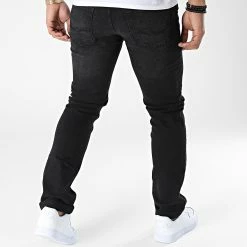 Bon marché ⭐ Jean Slim Tim Original Noir de Jack And Jones 💯 -Jack And Jones Soldes jack and jones 336149 12226356 BLACK DENIM 20220919T160449 04