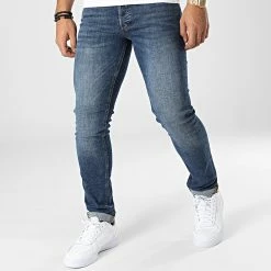De gros 😍 Jean Slim Glenn Original Bleu Denim de Jack And Jones ✨