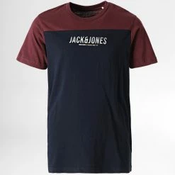 Les meilleures critiques de ✨ Tee 👕 Shirt Enfant Dan Blocking Bleu Marine Bordeaux de Jack And Jones 😀