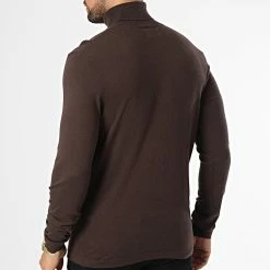 Le moins cher 🧨 Pull Col Roulé Rogan Knit 12196902 Marron de Jack And Jones ⌛ -Jack And Jones Soldes jack and jones 336676 12196902 SEAL BROWN 20220916T150516 04