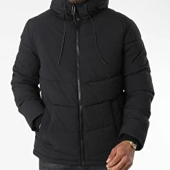 Meilleure vente 🎉 Doudoune Capuche Copenhagen Noir de Jack And Jones ❤️ -Jack And Jones Soldes jack and jones 336821 12215130 BLACK 20221007T160031 03