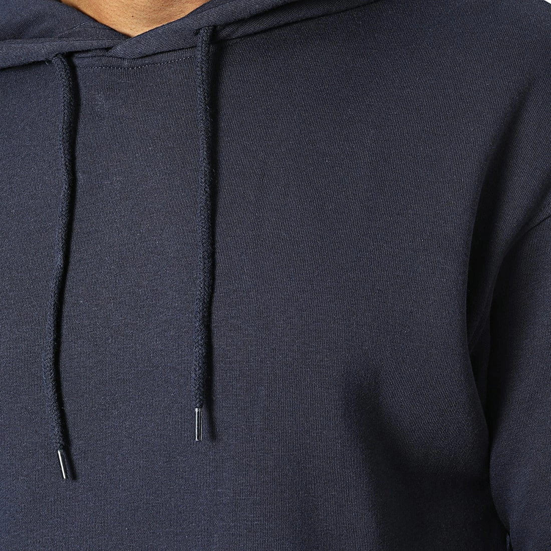 Budget 🎁 Lot De 2 Sweats Capuche Brink Bleu Marine Gris Chiné de Jack And Jones 🔥 2 Budget 🎁 Lot De 2 Sweats Capuche Brink Bleu Marine Gris Chiné de Jack And Jones 🔥 – Image 2