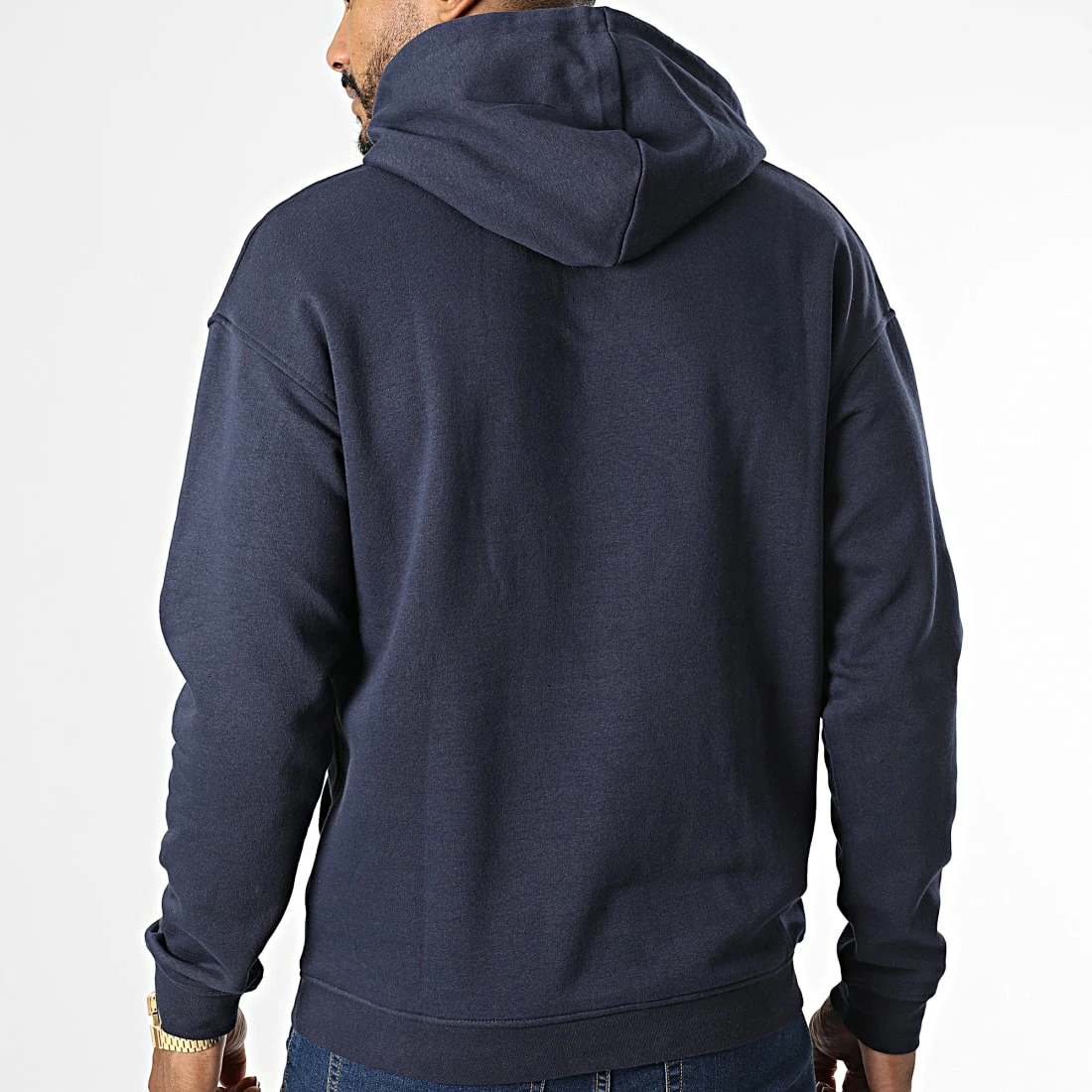 Budget 🎁 Lot De 2 Sweats Capuche Brink Bleu Marine Gris Chiné de Jack And Jones 🔥 4 Budget 🎁 Lot De 2 Sweats Capuche Brink Bleu Marine Gris Chiné de Jack And Jones 🔥 – Image 4