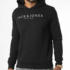 Les meilleures critiques de ⭐ Sweat Capuche August Logo Noir de Jack And Jones ✨