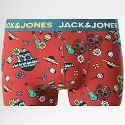 Coupon 🛒 Lot De 5 Boxers 12214432 Mexican Skulls Bleu Marine Vert Orange de Jack And Jones 🌟 -Jack And Jones Soldes jack and jones 336861 12214432 RED OCHRE DEEP TEAL 20220921T160307 06