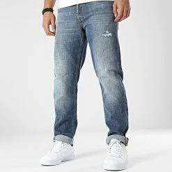 De gros 🤩 Jean Regular Mike Vintage 12219141 Bleu Denim de Jack And Jones 🤩