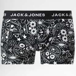 Meilleure affaire 😍 Lot De 2 Boxers Sugar Skull Noir de Jack And Jones ⭐ -Jack And Jones Soldes jack and jones 336864 12189279 BLACK BLACK 20220922T161314 03