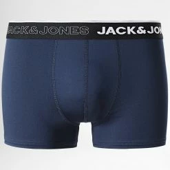 Tout neuf ❤️ Lot De 3 Boxers Jay Noir Bleu Marine de Jack And Jones 🎁 -Jack And Jones Soldes jack and jones 336865 12214060 BLACK BLACK NA 20221026T150507 04