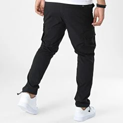 Acheter 💯 Pantalon Cargo Bill Noir de Jack And Jones 😉 -Jack And Jones Soldes jack and jones 337032 12213027 BLACK 20220922T155100 04