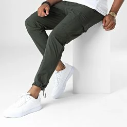 Meilleure affaire ❤️ Pantalon Cargo Bill Techno Vert Kaki de Jack And Jones 👏 -Jack And Jones Soldes jack and jones 337033 12213029 ROSIN 20220915T153111 03