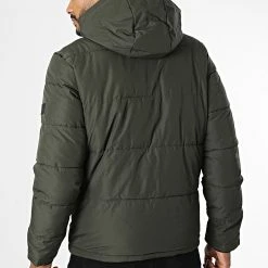 Le moins cher 😀 Doudoune Capuche Brady Vert Kaki de Jack And Jones 😀 -Jack And Jones Soldes jack and jones 337055 12212233 ROSIN 20220916T160310 04