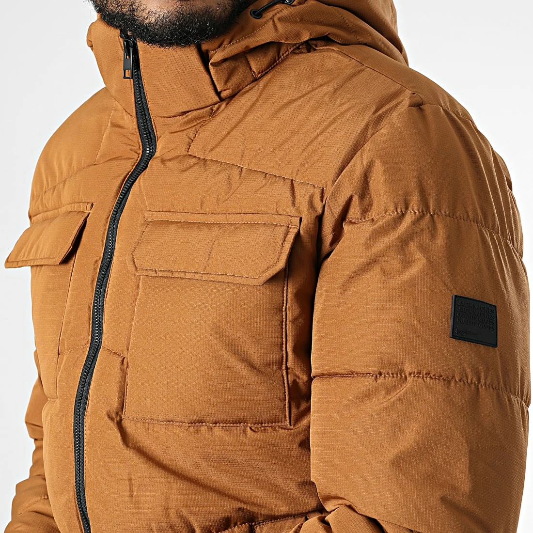 Remise 👍 Doudoune Capuche Brady Camel de Jack And Jones 🤩 2 Remise 👍 Doudoune Capuche Brady Camel de Jack And Jones 🤩 – Image 2