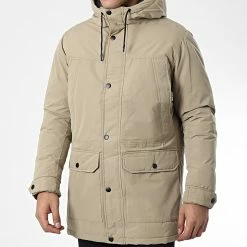 Nouveau 🛒 Parka Capuche Winner Sable de Jack And Jones 🤩 -Jack And Jones Soldes jack and jones 337424 12218773 ELMWOOD 20220921T160023 03