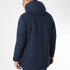 Coupon 👍 Parka Capuche Winner Bleu Marine de Jack And Jones 👏 -Jack And Jones Soldes jack and jones 337427 12218773 NAVY BLAZER 20220921T160442 04